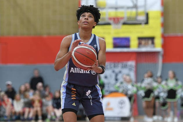 Basketball Women 1 Bundesliga 14 Matchday Herne TC Alba Berlin on 10 01 2026 in the H2K Arena in Herne Deeshyra Thomas Berlin xRx