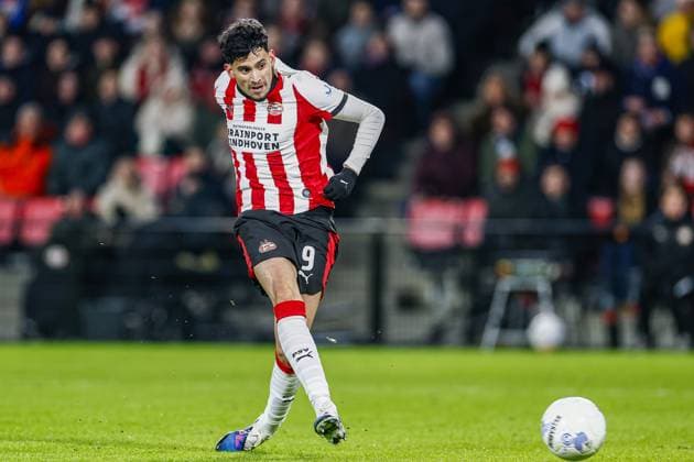 EINDHOVEN , 10-01-2026 , Philips stadium , season 2025 2026 , Dutch Eredivisie football , match between PSV and Excelsior Rotterdam , picture shows PSV Player Ricardo Pepi PSV - Excelsior  x200695955x Copyright: