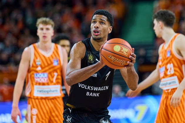 David N Guessan Basketball Loewen Braunschweig, 01 GER, ratiopharm ulm vs Basketball Loewen Braunschweig, Basketball, 15 Matchday, EasyCredit Bundesliga, Season 2025 2026, 10 01 2026 GER, ratiopharm ulm vs Basketball Loewen Braunschweig, Basketball, 15 Matchday, EasyCredit Bundesliga, Season 2025 2026, 10 01 2026 New Ulm Copyright: xEibner-Pressefoto GeraldxOelze-dexStoppanyx EP_ODS
