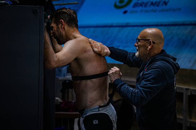 Sixdays Bremen 2026 Name NAT Physiotherapist Landscape horizontal Landscape Event Event Sixdays Bremen 2026 Category Category Cycling Track Cycling Sixdays Elite Location Place Europe Germany Bremen ÖVB Arena Discipline Distance m Date Date 10 01 2026 Saturday Day 2