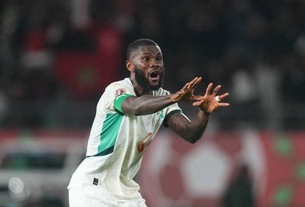 Franck Yannick Kessie (CÃ te d Ivoire) gestures during the Africa Cup Of Nations match between Ivory Coast and Egypt at Agadir Stadium on January 10, 2026 in Agadir, Morocco. (Photo by Thor Wegner DeFodi Images) - *** Franck Yannick Kessie Côte d Ivoire gestures during the Africa Cup Of Nations match between Ivory Coast and Egypt at Agadir Stadium on January 10, 2026 in Agadir, Morocco Photo by Thor Wegner DeFodi Images
