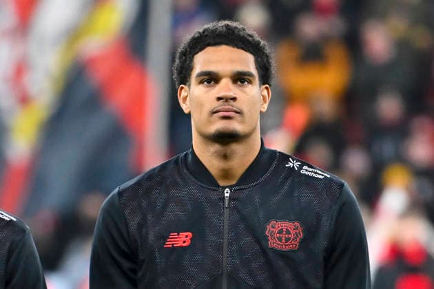 Jarell Quansah (Leverkusen 4) Portrait, halbportrait, Bild, einzel, Einzelaufnahme, picture, single, solo, alleine, 10.01.2026 Fussball Bayer Leverkusen vs VfB Stuttgart , BayArena, Leverkusen, DFB DFL REGULATIONS PROHIBIT ANY USE OF PHOTOGRAPHS AS IMAGE SEQUENCES AND OR QUASI-VIDEO *** Jarell Quansah Leverkusen 4 Portrait, half portrait, image, single, single shot, picture, single, solo, alone, 10 01 2026 Soccer Bayer Leverkusen vs VfB Stuttgart , BayArena, Leverkusen, DFB DFL REGULATIONS PROHIBIT ANY USE OF PHOTOGRAPHS AS IMAGE SEQUENCES AND OR QUASI VIDEO Copyright: xpepphotox xHorstxMauelshagenx pep00321, pep_20260110_hm_246655
