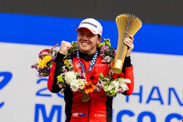 2025 FORMULA E MEXICO CITY ePRIX CASSIDY Nick (nzl), CitroÃ«n Racing Formula E Team, CitroÃ«n, portrait podium, portrait during the the Mexico City Paulo ePrix, 2nd round of the 2025-26 ABB FIA Formula E World Championship, WM, Weltmeisterschaft on the Autodromo Hermanos Rodriguez from January 8 to 10, 2025 in Mexico City, Mexico - Mexico CityMexico  Copyright: xDamienxDoumerguex