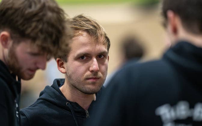 Volleyball, Season 2025 2026, 2 Bundesliga Nord, 10 01 2026, Matchday 14, Men, TuB Bocholt white vs Kieler TV red Max Ole Luebbert Coach TuB Bocholt , Bocholt Sporthalle West Nordrhein Westfalen Germany 260110_vb_tub-bocholt_kieler-tv_48175