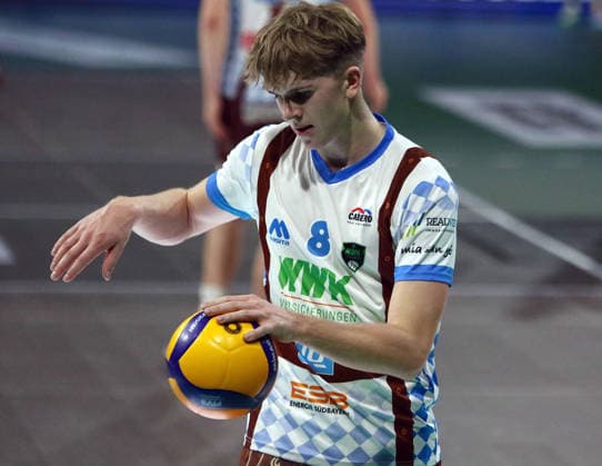 Janik SAMBALE Herrsching , He Volleyball, 1 BL, 25 26, WWK Herrschingvs VfB Frierichshafen, BMW Park, Munich, Copyright: WolfgangxFehrmann
