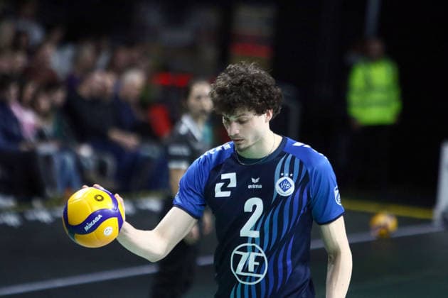 Antonio MACIEL Friedrichshafen , He Volleyball, 1 BL, 25 26, WWK Herrschingvs VfB Frierichshafen, BMW Park, Munich, Copyright: WolfgangxFehrmann