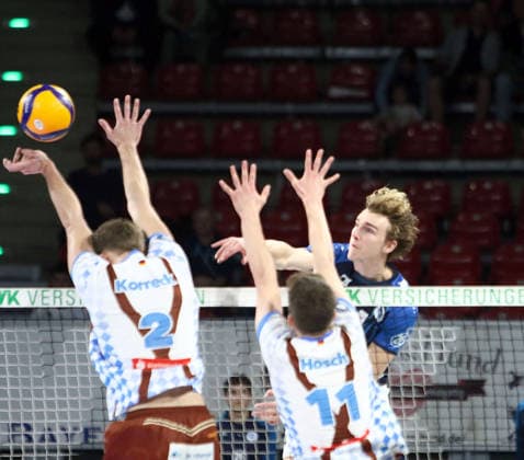 Volleyball, VBL, WWK Volleys Herrsching - VfB Friedrichshafen