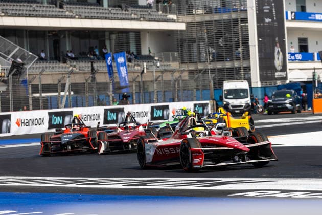 2025 FORMULA E MEXICO CITY ePRIX 01 ROWLAND Oliver (gbr), Nissan Formula E Team, Nissan e-4ORCE 05, action during the the Mexico City Paulo ePrix, 2nd round of the 2025-26 ABB FIA Formula E World Championship, WM, Weltmeisterschaft on the Autodromo Hermanos Rodriguez from January 8 to 10, 2025 in Mexico City, Mexico - Mexico CityMexico  Copyright: xDamienxDoumerguex