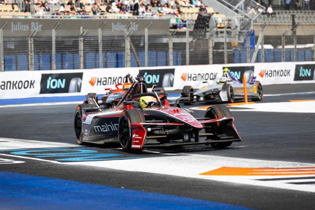 2025 FORMULA E MEXICO CITY ePRIX 48 MORTARA Edoardo (swi), Mahindra Racing, Mahindra M12Electro, action during the the Mexico City Paulo ePrix, 2nd round of the 2025-26 ABB FIA Formula E World Championship, WM, Weltmeisterschaft on the Autodromo Hermanos Rodriguez from January 8 to 10, 2025 in Mexico City, Mexico - Mexico CityMexico  Copyright: xDamienxDoumerguex