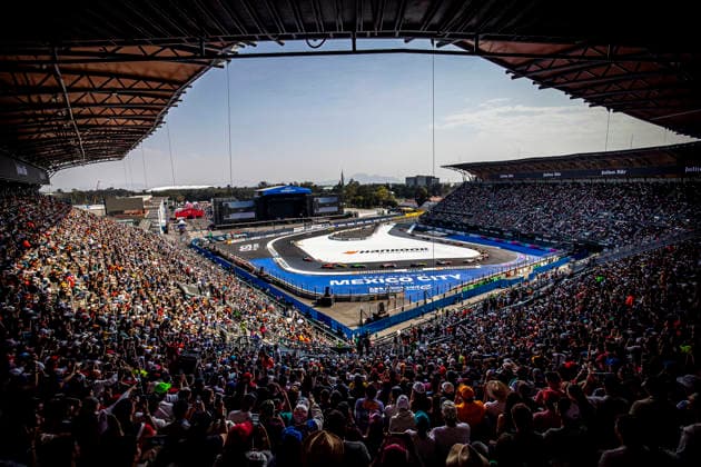 2025 FORMULA E MEXICO CITY ePRIX depart, start of the race during the the Mexico City Paulo ePrix, 2nd round of the 2025-26 ABB FIA Formula E World Championship, WM, Weltmeisterschaft on the Autodromo Hermanos Rodriguez from January 8 to 10, 2025 in Mexico City, Mexico - Mexico CityMexico  Copyright: xPauloxMariax