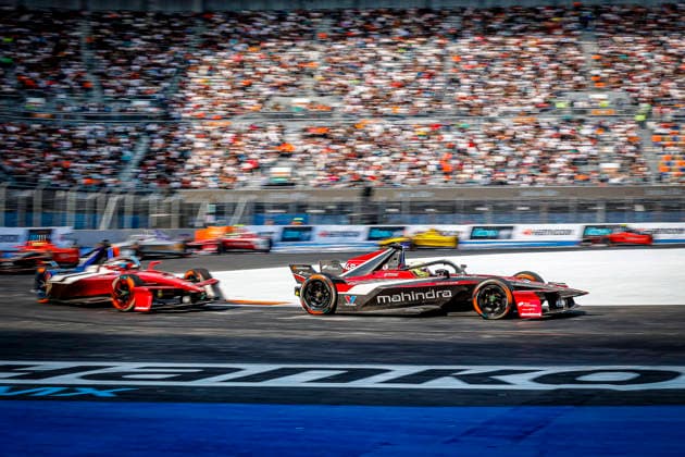 2025 FORMULA E MEXICO CITY ePRIX 48 MORTARA Edoardo (swi), Mahindra Racing, Mahindra M12Electro, action during the the Mexico City Paulo ePrix, 2nd round of the 2025-26 ABB FIA Formula E World Championship, WM, Weltmeisterschaft on the Autodromo Hermanos Rodriguez from January 8 to 10, 2025 in Mexico City, Mexico - Mexico CityMexico  Copyright: xPauloxMariax