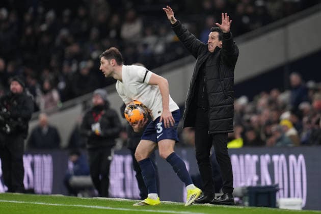 Emirates FA Cup Third Round Tottenham Hotspur v Aston Villa Unai Emery manager of Aston Villa during the Emirates FA Cup Third Round match Tottenham Hotspur vs Aston Villa at Tottenham Hotspur Stadium, London, United Kingdom, 10th January 2026 (Photo by Harvey Murphy News Images) Copyright: xHarveyxMurphy NewsxImagesx