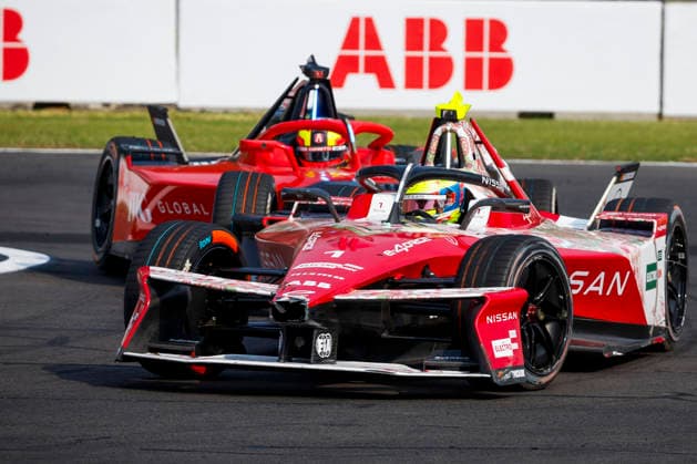 2025 FORMULA E MEXICO CITY ePRIX 01 ROWLAND Oliver (gbr), Nissan Formula E Team, Nissan e-4ORCE 05, action during the the Mexico City Paulo ePrix, 2nd round of the 2025-26 ABB FIA Formula E World Championship, WM, Weltmeisterschaft on the Autodromo Hermanos Rodriguez from January 8 to 10, 2025 in Mexico City, Mexico -  Copyright: xGREGORYxLENORMANDx