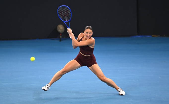 Tennis, WTA tournament in Brisbane, Final, Aryna Sabalenka defeats Marta Kostjuk