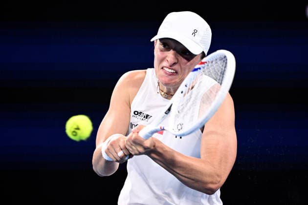 Tennis, United Cup Final in Sydney, Poland - Switzerland