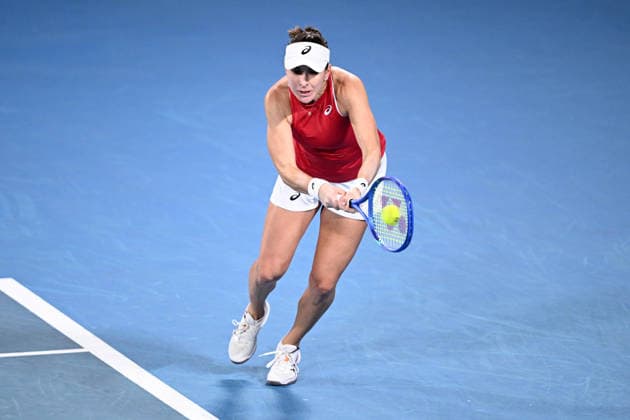 TENNIS UNITED CUP SYDNEY, Belinda Bencic of Switzerland in action against Iga Swiatek of Poland during the 2026 United Cup final between Poland and Switzerland at Ken Rosewall Arena in Sydney, Sunday, January 11, 2026. ( NO ARCHIVING, EDITORIAL USE ONLY SYDNEY NEW SOUTH WALES AUSTRALIA  Copyright: xDANxHIMBRECHTSx 20260111198728523806