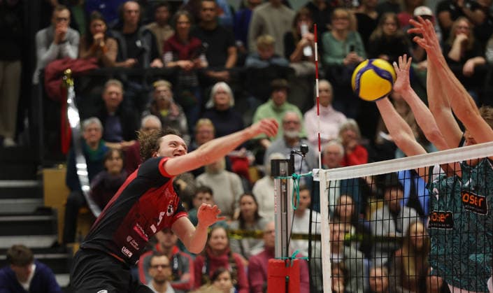 Ludwigsburg , Volleyball Bundesliga , Barock Volleys MTV Ludwigsburg vs FT 1844 Freiburg , Ben Simon Bonin Ludwigsburg