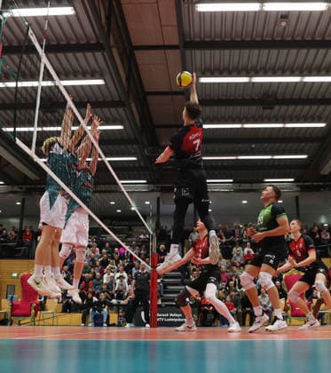 Ludwigsburg , Volleyball Bundesliga , Barock Volleys MTV Ludwigsburg vs FT 1844 Freiburg , Tim Köpfli Ludwigsburg