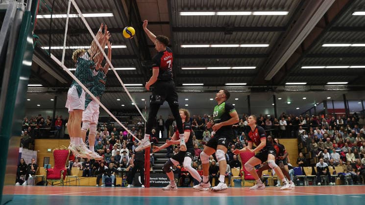 Ludwigsburg , Volleyball Bundesliga , Barock Volleys MTV Ludwigsburg vs FT 1844 Freiburg , Tim Köpfli Ludwigsburg