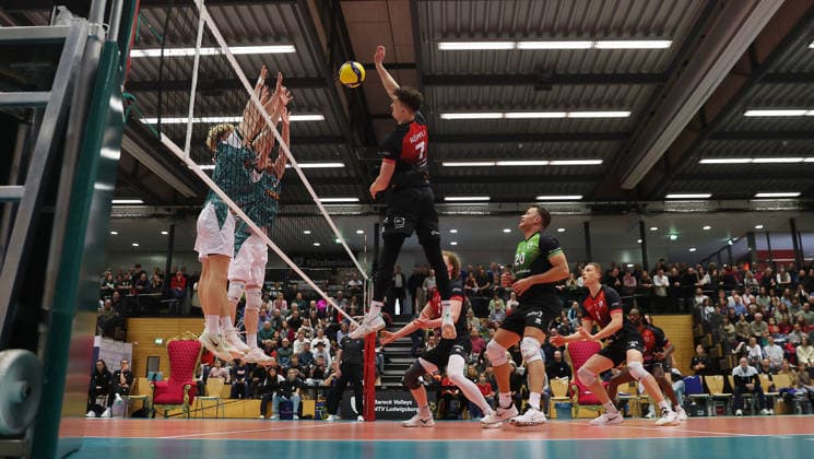 Ludwigsburg , Volleyball Bundesliga , Barock Volleys MTV Ludwigsburg vs FT 1844 Freiburg , Tim Köpfli Ludwigsburg