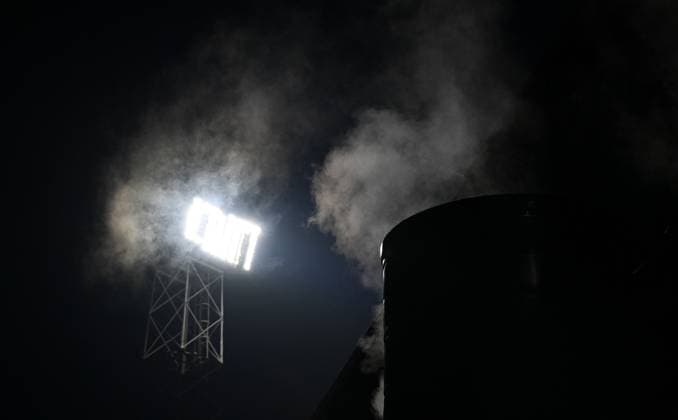 Steam from the boilers rises towards the floodlights Grimsby Town v Weston Super Mare, Emirates FA Cup, Third Round, Football, Blundell Park, Grimsby, UK - 10 Jan 2026Grimsby Blundell Park United Kingdom EDITORIAL USE ONLY No use with unauthorised audio, video, data, fixture lists, club league logos or live services. Online in-match use limited to 120 images, no video emulation. No use in betting, games or single club league player publications. Copyright: xAnnaxGowthorpe Shutterstockx 16246310au