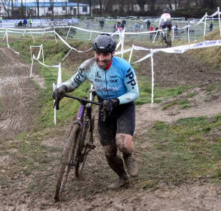 lsb Cycling Cyclo Cross German Championships in Bensheim 10 and 11 01 2026 Season 2025 2026 Bensheim v l Vincent Kirste SSG Bensheim Action, single image,