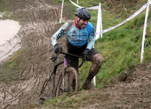 lsb Cycling Cyclo Cross German Championships in Bensheim 10 and 11 01 2026 Season 2025 2026 Bensheim v l Vincent Kirste SSG Bensheim Action, single image,