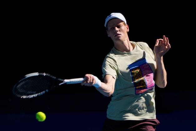 Tennis, Australian Open, Jannik Sinner, Training