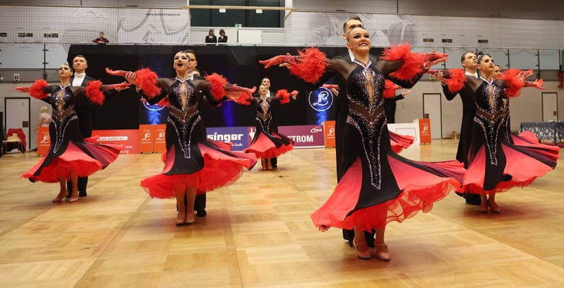 Ludwigsburg , Dancing Bundesliga Formation Standard , TSC Rot Gold Casino Nürnberg A