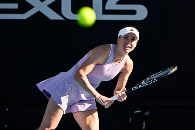 Elina Svitolina (UKR) during her women s single final match of the ASB Classic Women™s WTA250 tennis tournament at Manuka Doctor Arena, Auckland, New Zealand on Sunday 11 January 2026. Photo credit: Alan Lee Auckland New Zealand Copyright: xAlanxLeex xx