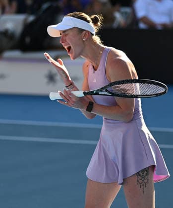 Ukraine™s Elina Svitolina during her singles final at the ASB Classic Women™s WTA250 tennis tournament at Manuka Doctor Arena, Auckland,New Zealand. Sunday 11 January 2026. Photo: Andrew Cornaga z Auckland New Zealand Copyright: xAndrewxCornaga x