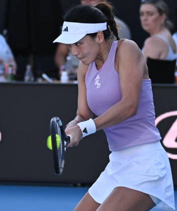 China™s Xinyu Wang during her singles final at the ASB Classic Women™s WTA250 tennis tournament at Manuka Doctor Arena, Auckland,New Zealand. Sunday 11 January 2026. Photo: Andrew Cornaga z Auckland New Zealand Copyright: xAndrewxCornaga x