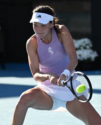 China™s Xinyu Wang during her singles final at the ASB Classic Women™s WTA250 tennis tournament at Manuka Doctor Arena, Auckland,New Zealand. Sunday 11 January 2026. Photo: Andrew Cornaga z Auckland New Zealand Copyright: xAndrewxCornaga x