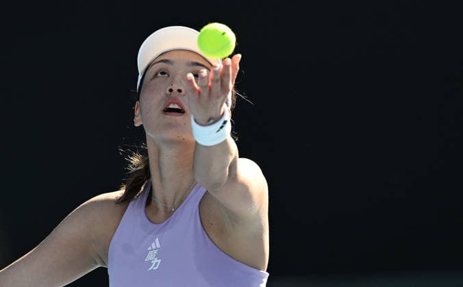 China™s Xinyu Wang during her singles final at the ASB Classic Women™s WTA250 tennis tournament at Manuka Doctor Arena, Auckland,New Zealand. Sunday 11 January 2026. Photo: Andrew Cornaga z Auckland New Zealand Copyright: xAndrewxCornaga x