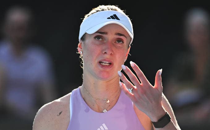 Ukraine™s Elina Svitolina during her singles final at the ASB Classic Women™s WTA250 tennis tournament at Manuka Doctor Arena, Auckland,New Zealand. Sunday 11 January 2026. Photo: Andrew Cornaga z Auckland New Zealand Copyright: xAndrewxCornaga x