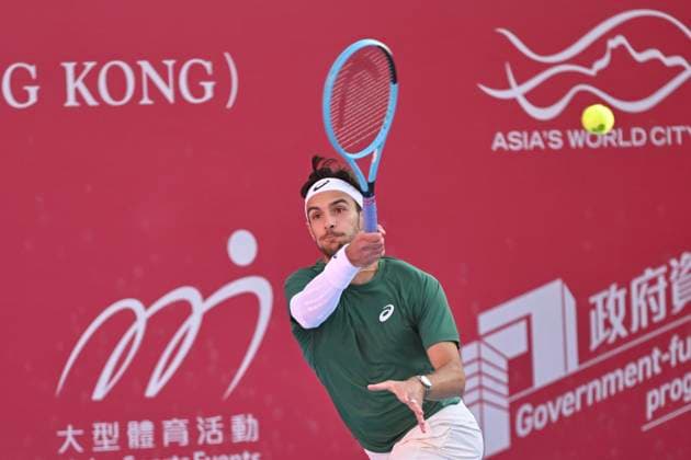 Hong Kong Tennis Open(ATP250) - Day 8 Lorenzo Musetti, an Italian tennis player, during a match at the Hong Kong Tennis Open(ATP250) on January 11, 2026 in Hong Kong. (Photo by Kobe Li Nexpher Images) Hong Kong
