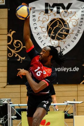 Ludwigsburg 1 BLM 25 26 MTV Ludwigsburg FT 1844 Freiburg Nyherowo Omene Ludwigsburg Ludwigsburg Innenstadtsporthalle Baden Württemberg Germany