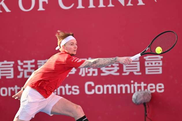 Tennis, ATP Tournament in Hong Kong, Final, Alexander Bublik - Lorenzo Musetti