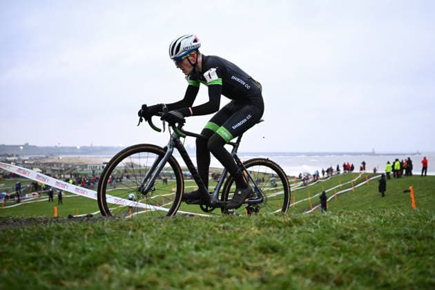 2026 Lloyds National Cyclo-cross Championships Picture by Olly Hassell SWpix.com - 11 01 2026 - Cycling - 2026 Lloyds National Cyclo-Cross Championships - Junior Open, Gypsies Green, South Shields, England, Luke Trafford (Shibden Cycling Club) Copyright: x xSWpix.comx(t axPhotographyxHubxLtd)xOllyxHassell SWpix.comx SWP-3159-0268