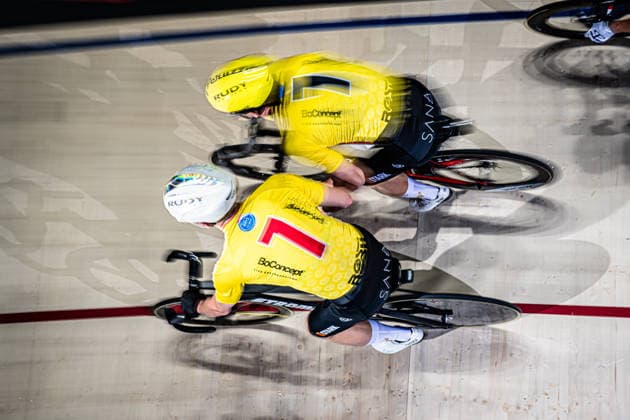 WINKLER Oskar, FYNBO Anders Sixdays Bremen 2026 Team 7 BO CONCEPT WINKLER Oskar DEN Black FYNBO Anders DEN Red Landscape horizontal Landscape Event Event Sixdays Bremen 2026 Category Category Cycling Track Cycling Sixdays Elite Men Location Location Europe Germany Bremen ÖVB Arena Discipline Madison Distance m Date Date 10 01 2026 Saturday Day 2