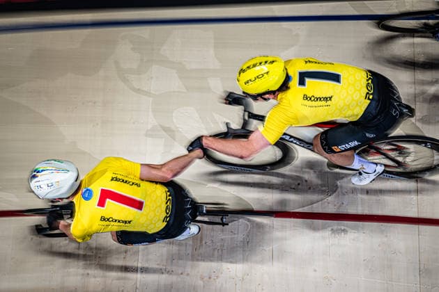 WINKLER Oskar, FYNBO Anders Sixdays Bremen 2026 Team 7 BO CONCEPT WINKLER Oskar DEN Black FYNBO Anders DEN Red Landscape horizontal Landscape Event Event Sixdays Bremen 2026 Category Category Cycling Track Cycling Sixdays Elite Men Location Location Europe Germany Bremen ÖVB Arena Discipline Madison Distance m Date Date 10 01 2026 Saturday Day 2