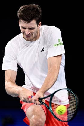 TENNIS UNITED CUP SYDNEY, Hubert Hurkacz of Poland in action during the singles match against Stan Wawrinka of Switzerland during the 2026 United Cup final between Poland and Switzerland at Ken Rosewall Arena in Sydney, Sunday, January 11, 2026. ( NO ARCHIVING, EDITORIAL USE ONLY SYDNEY NEW SOUTH WALES AUSTRALIA  Copyright: xDANxHIMBRECHTSx 20260111112907368524