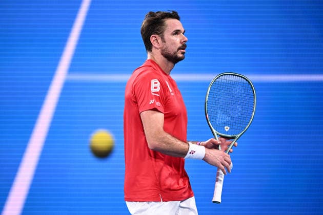 TENNIS UNITED CUP SYDNEY, Stan Wawrinka of Switzerland reacts during the singles match against Hubert Hurkacz of Poland during the 2026 United Cup final between Poland and Switzerland at Ken Rosewall Arena in Sydney, Sunday, January 11, 2026. ( NO ARCHIVING, EDITORIAL USE ONLY SYDNEY NEW SOUTH WALES AUSTRALIA  Copyright: xDANxHIMBRECHTSx 20260111161406349424