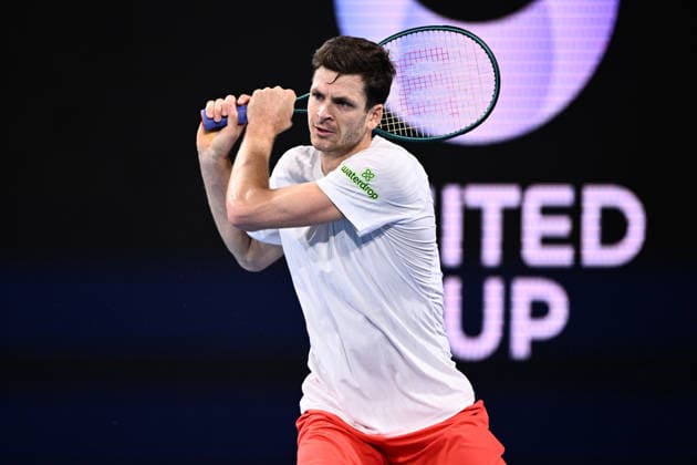 TENNIS UNITED CUP SYDNEY, Hubert Hurkacz of Poland in action during the singles match against Stan Wawrinka of Switzerland during the 2026 United Cup final between Poland and Switzerland at Ken Rosewall Arena in Sydney, Sunday, January 11, 2026. ( NO ARCHIVING, EDITORIAL USE ONLY SYDNEY NEW SOUTH WALES AUSTRALIA  Copyright: xDANxHIMBRECHTSx 20260111146896072131