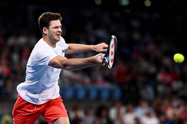 TENNIS UNITED CUP SYDNEY, Hubert Hurkacz of Poland in action during the singles match against Stan Wawrinka of Switzerland during the 2026 United Cup final between Poland and Switzerland at Ken Rosewall Arena in Sydney, Sunday, January 11, 2026. ( NO ARCHIVING, EDITORIAL USE ONLY SYDNEY NEW SOUTH WALES AUSTRALIA  Copyright: xDANxHIMBRECHTSx 20260111193470074510