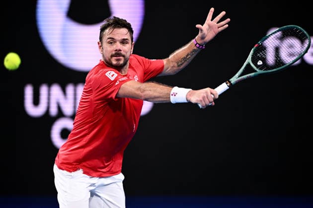 TENNIS UNITED CUP SYDNEY, Stan Wawrinka of Switzerland in action during the singles match against Hubert Hurkacz of Poland during the 2026 United Cup final between Poland and Switzerland at Ken Rosewall Arena in Sydney, Sunday, January 11, 2026. ( NO ARCHIVING, EDITORIAL USE ONLY SYDNEY NEW SOUTH WALES AUSTRALIA  Copyright: xDANxHIMBRECHTSx 20260111192966037799