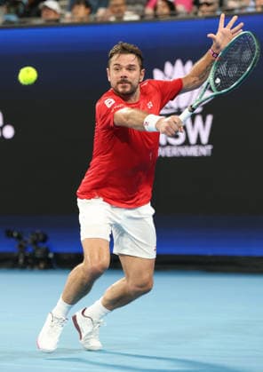 January 11, 2026, Sydney, New South Wales, Australia: STAN WAWRINKA of Switzerland during the match against.H. Hurkacz of Poland in the final United Cup at Ken Rosewall Arena, Sydney, Australia. Sydney Australia - ZUMAc278 20260111_zsp_c278_027 Copyright: xMarcinxCholewinskix