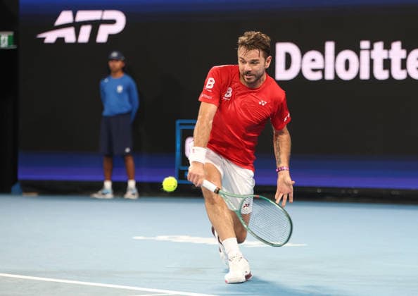 January 11, 2026, Sydney, New South Wales, Australia: STAN WAWRINKA of Switzerland during the match against.H. Hurkacz of Poland in the final United Cup at Ken Rosewall Arena, Sydney, Australia. Sydney Australia - ZUMAc278 20260111_zsp_c278_030 Copyright: xMarcinxCholewinskix
