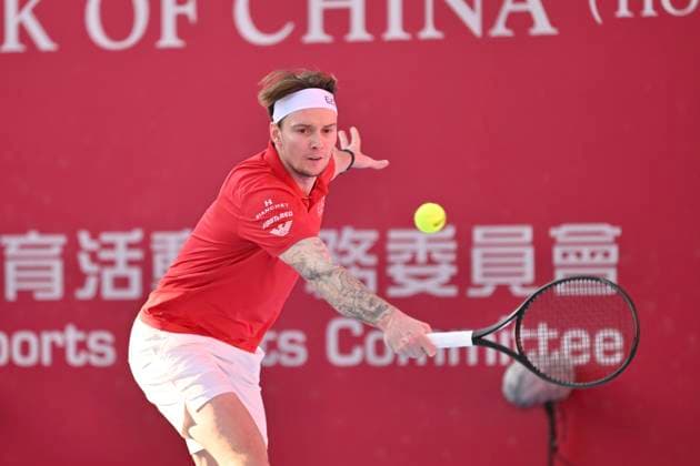 Hong Kong Tennis Open(ATP250) - Day 8 Alexander Bublik, a Kazakhstan tennis player, during a match at the Hong Kong Tennis Open(ATP250) on January 11, 2026 in Hong Kong. (Photo by Kobe Li Nexpher Images) Hong Kong