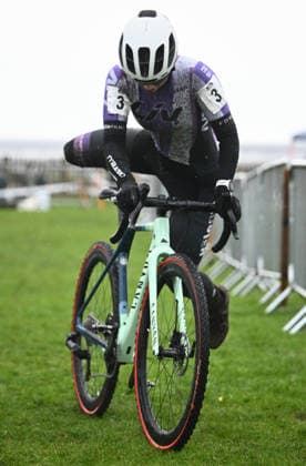 2026 Lloyds National Cyclo-cross Championships Picture by Olly Hassell SWpix.com SWpix.com - 11 01 2026 - Cycling - 2026 Lloyds National Cyclo-Cross Championships - Junior Female Open, Gypsies Green, South Shields, England, Iris Gray (Liv Cycling Club Halo Films) Copyright: x xSWpix.comx(t axPhotographyxHubxLtd)xOllyxHassell SWpix.comx SWP-3159-0294